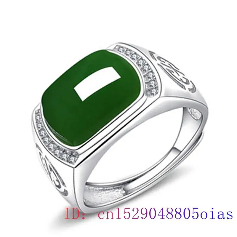 Women Fashion Jewellery - Green Jade Ring Gifts Fashion Men