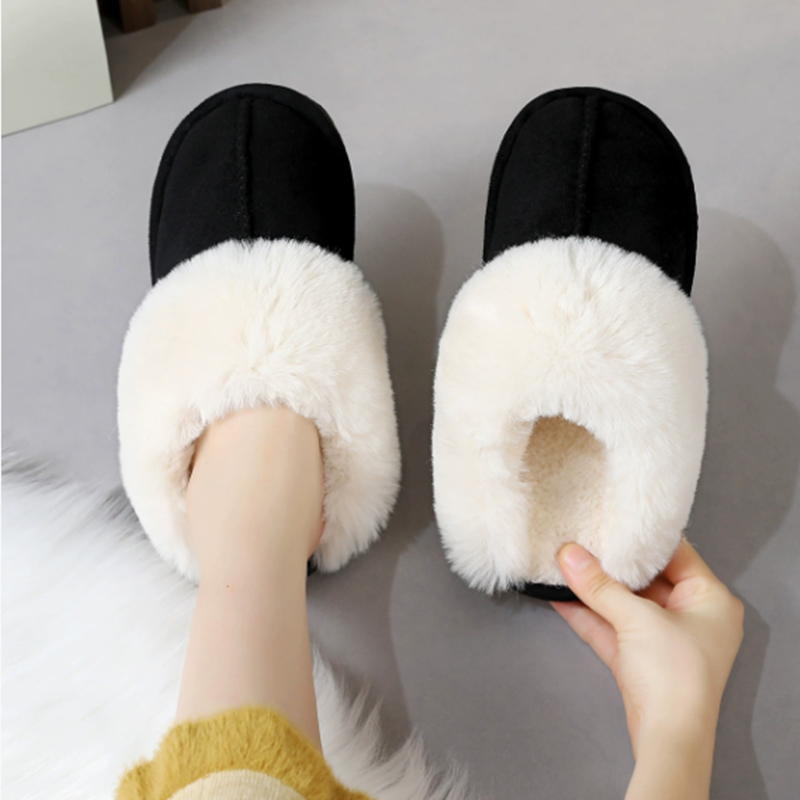 Women'S Fashion Winter 2026 - 2026 Winter plush anti-slip soft-soled cotton