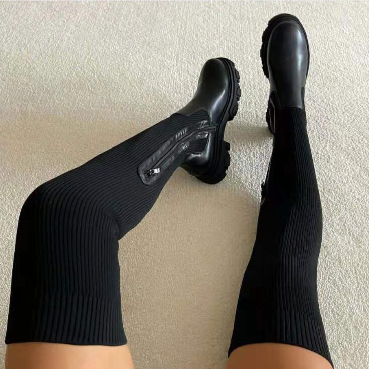 Women'S Fashion Winter 2026 - Women's Over The Knee Boots Stretch