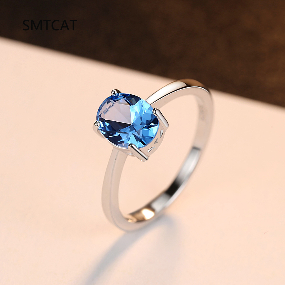 Women'S Fashion London - Genuine Natural Oval London Blue Topaz