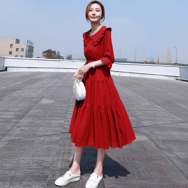 Midi Fashion Elegant 2025 Puff - Wrap Blouse Chiffon reseña y precio