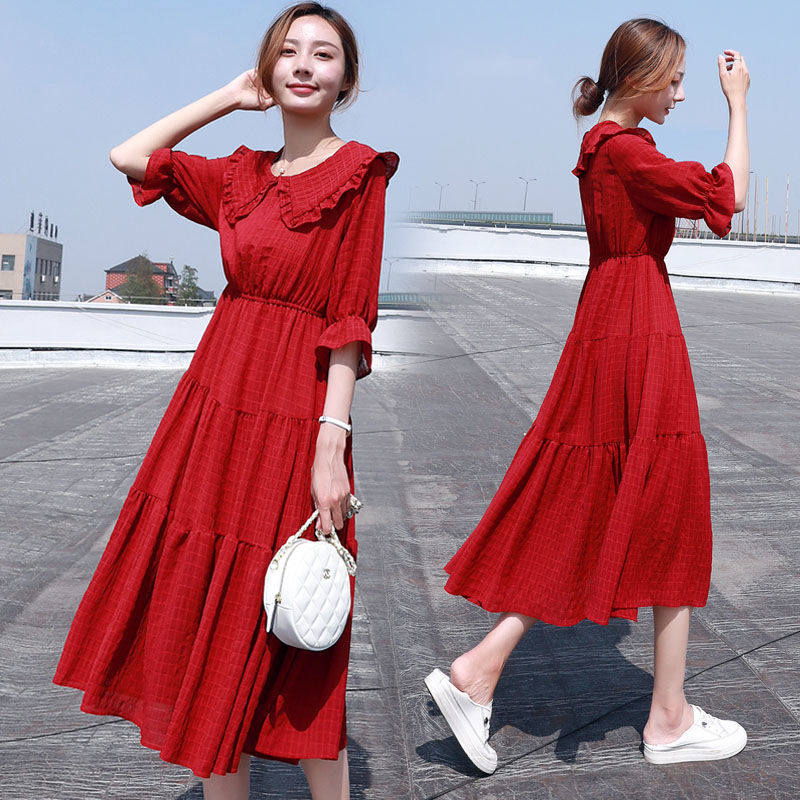 Midi Fashion Elegant 2025 Puff - Wrap Blouse Chiffon reseña y precio