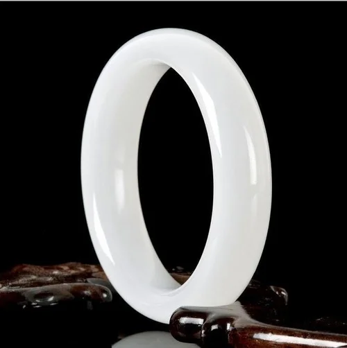 Genuine Natural White Jade Ban - Women Fashion Jewellery reseña y precio