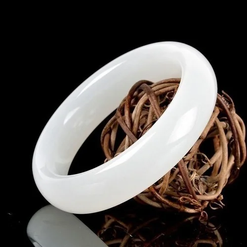 Genuine Natural White Jade Ban - Women Fashion Jewellery reseña y precio
