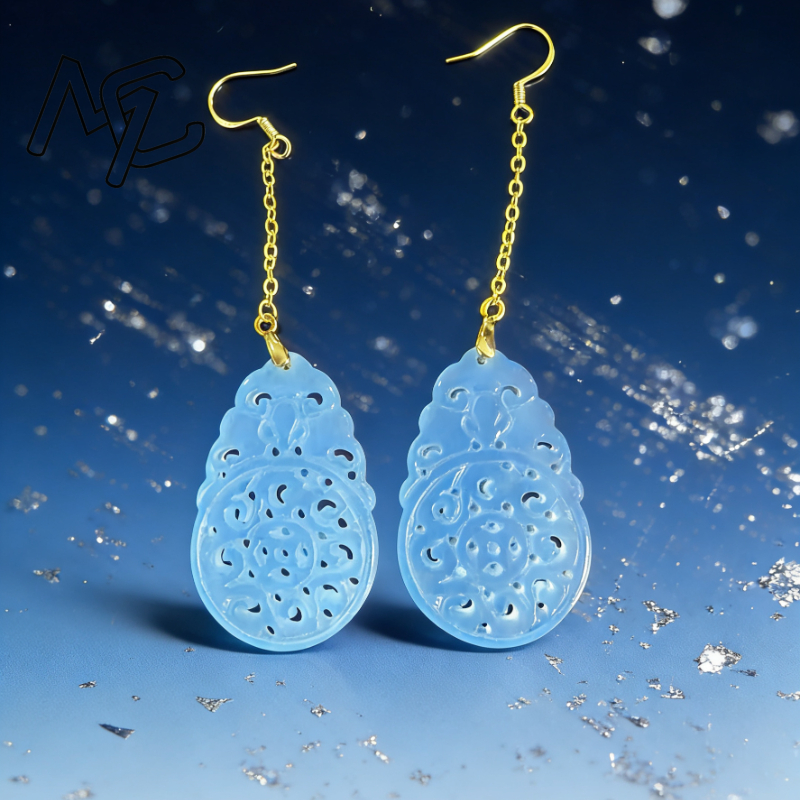 925 Silver Natural Green Jade  - Women Fashion Jewellery reseña y precio