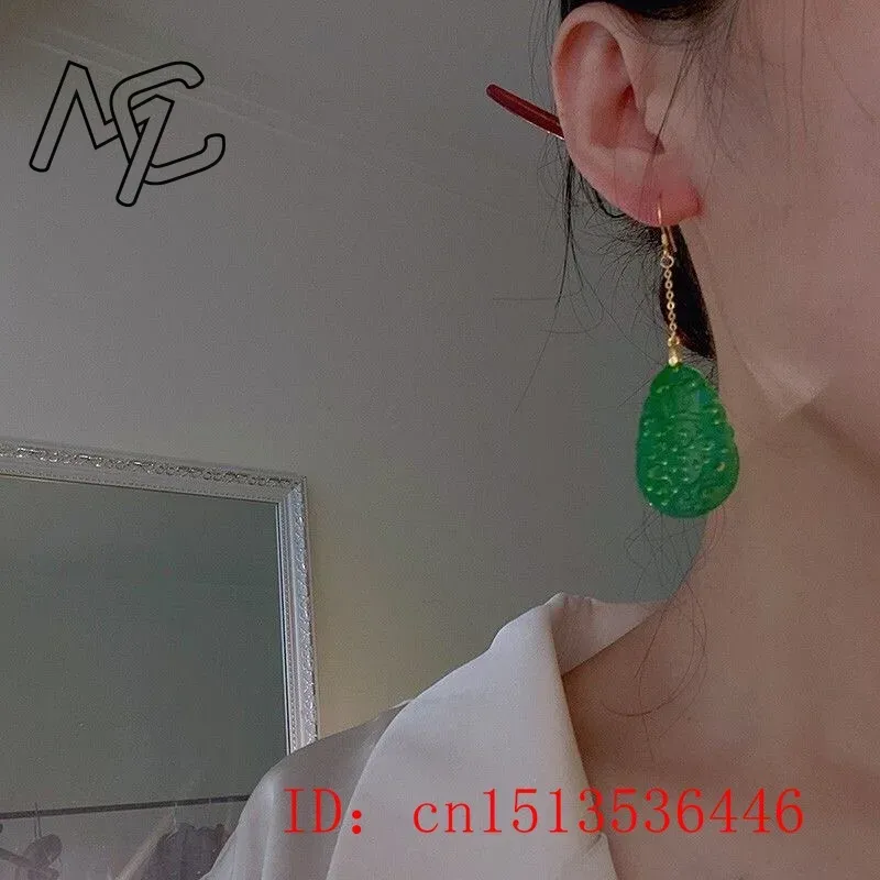 925 Silver Natural Green Jade  - Women Fashion Jewellery reseña y precio