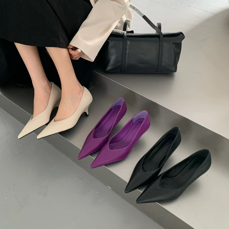 SUOJIALUN 2025 Spring New Bran - Women Fashion Heels reseña y precio