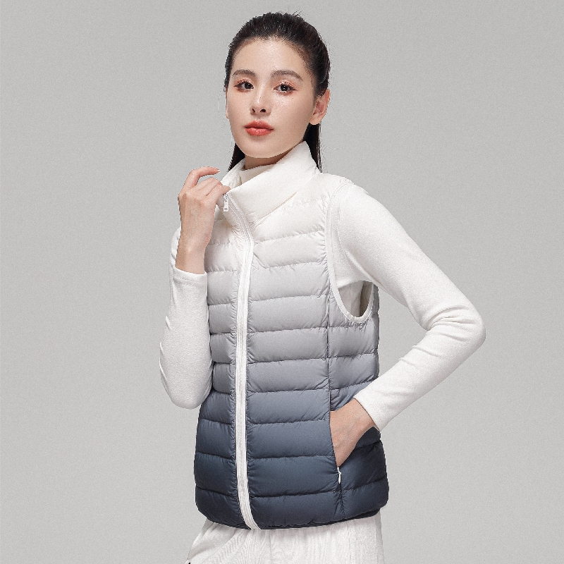 Women Fashion Gradient Ultra L - Puffer Vest Fashion Women reseña y precio
