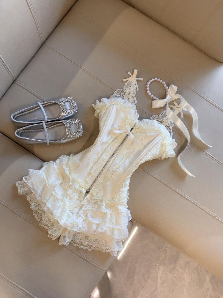 Cute Desire Lace Bustier Top H - Lace Trim Cami reseña y precio