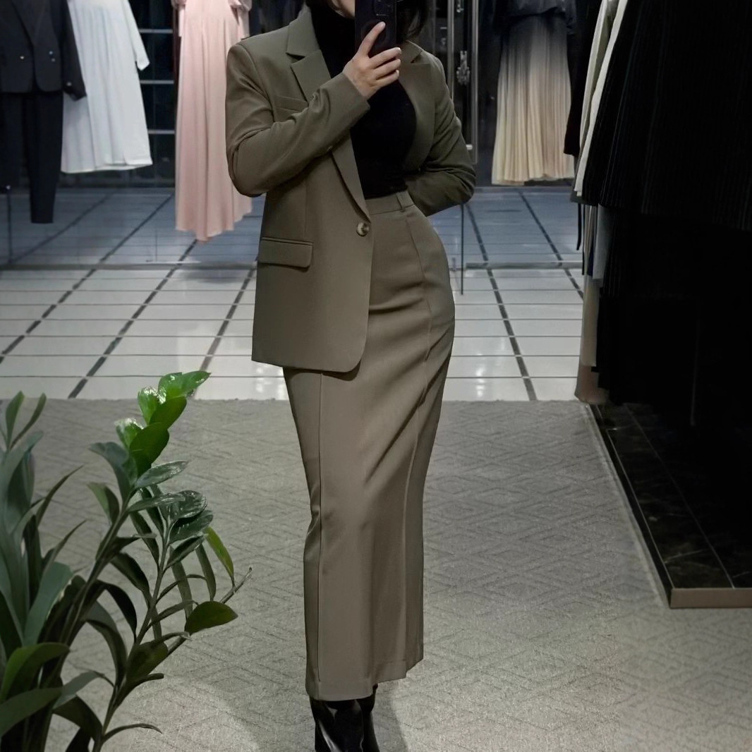 Allingentle Skirt Suit Women's - Women'S Fashion Blazer reseña y precio
