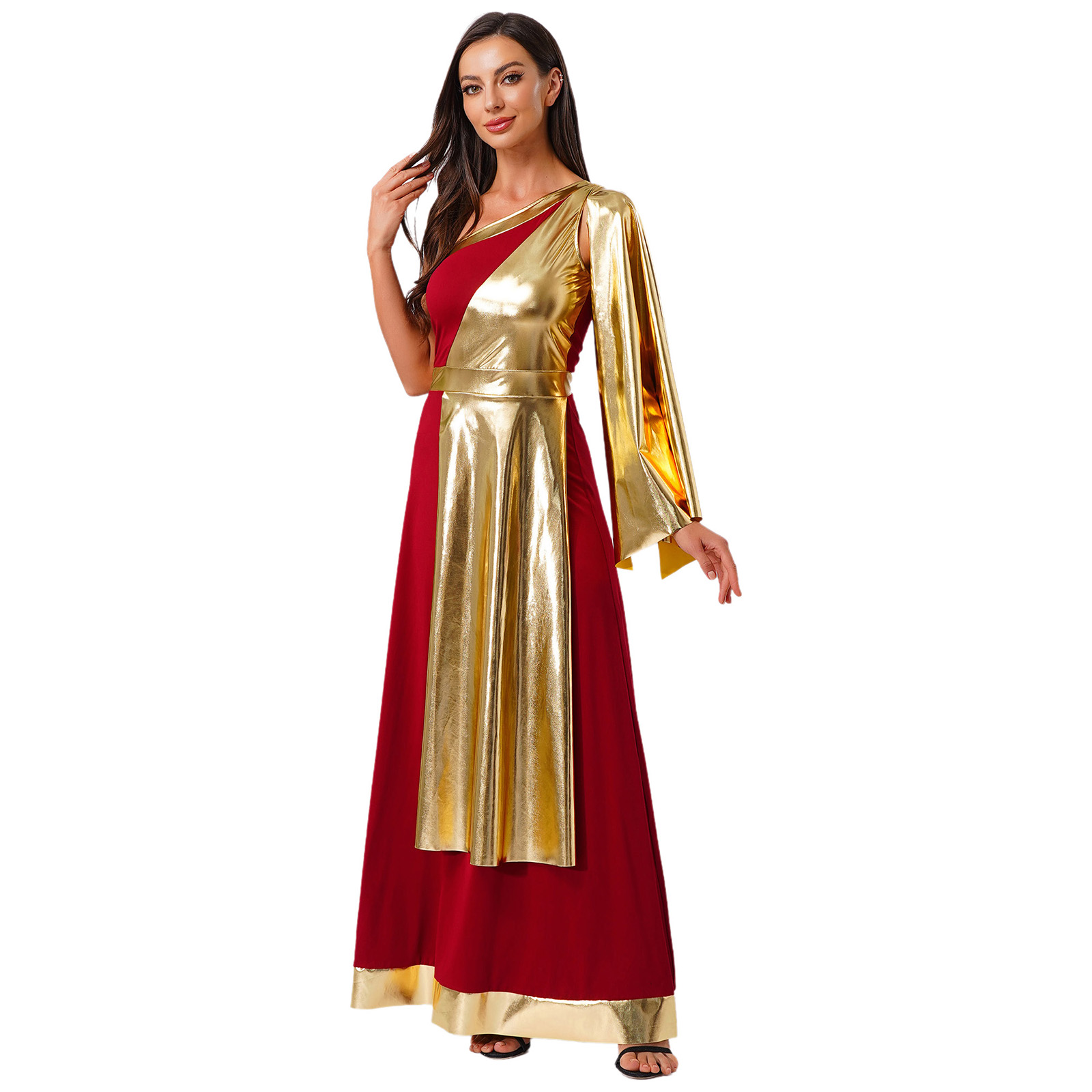 Womens Ancient Greek Tunic Dre - Off Shoulder Top reseña y precio