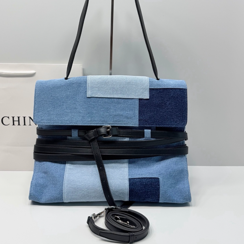 Color Block Denim Handbag Cros - Crossbody Bag Women reseña y precio