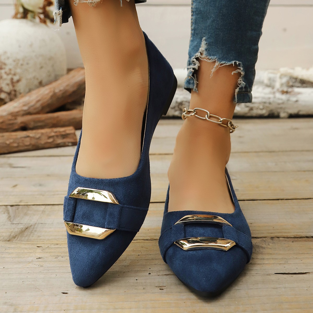 Spring and Autumn Elegant Poin - Women Fashion Heels reseña y precio