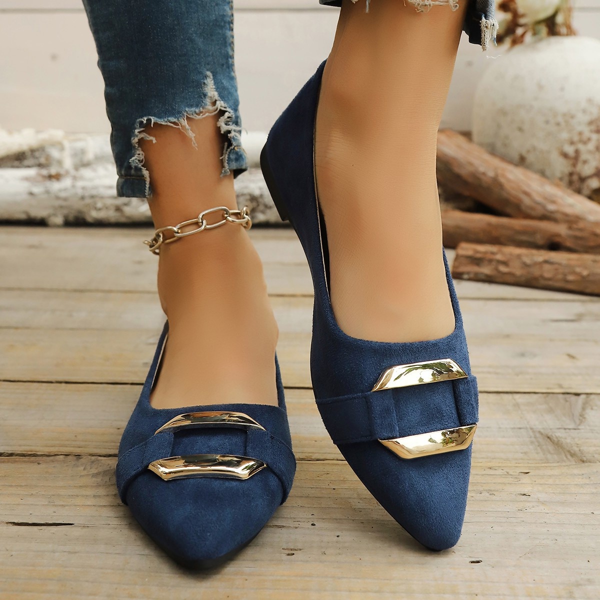 Spring and Autumn Elegant Poin - Women Fashion Heels reseña y precio