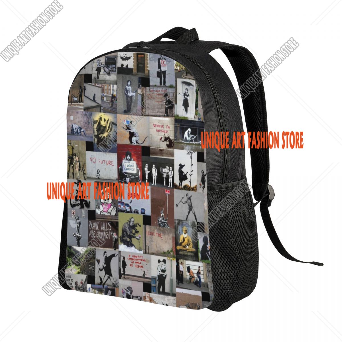 Graffiti Laptop Backpack Men W - Women'S Fashion London reseña y precio