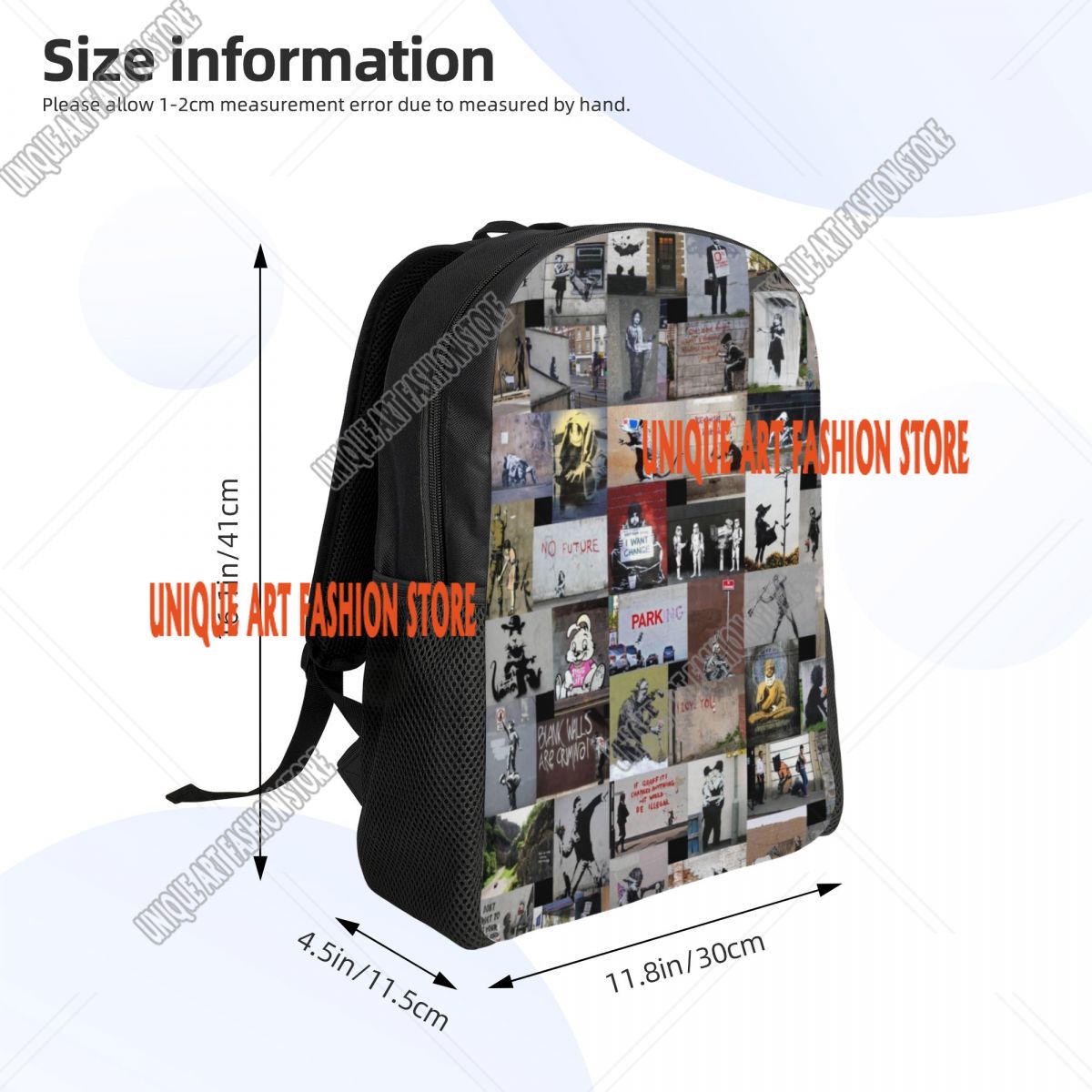Graffiti Laptop Backpack Men W - Women'S Fashion London reseña y precio