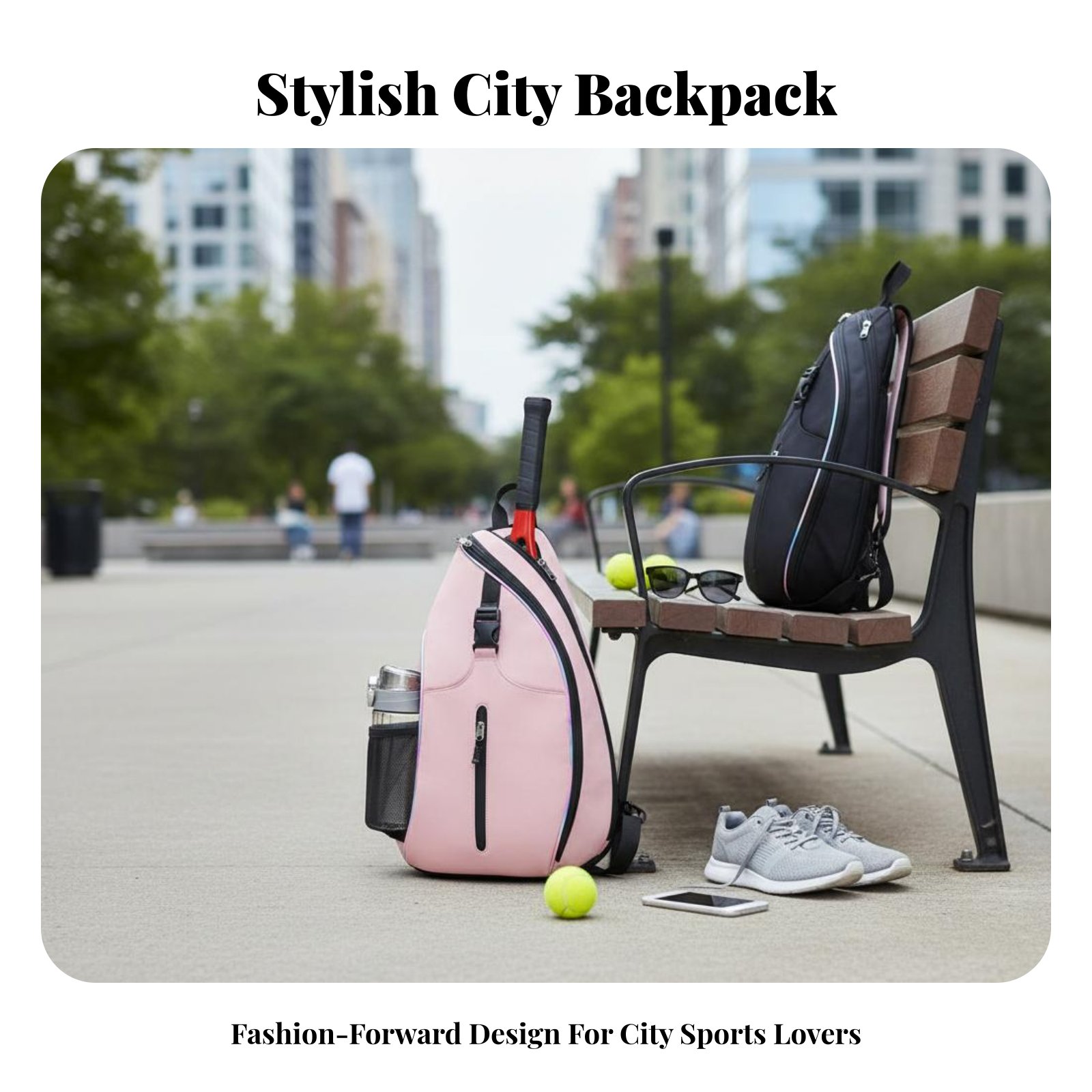 Pickleball Backpack Sturdy Bad - Crossbody Bag Women reseña y precio