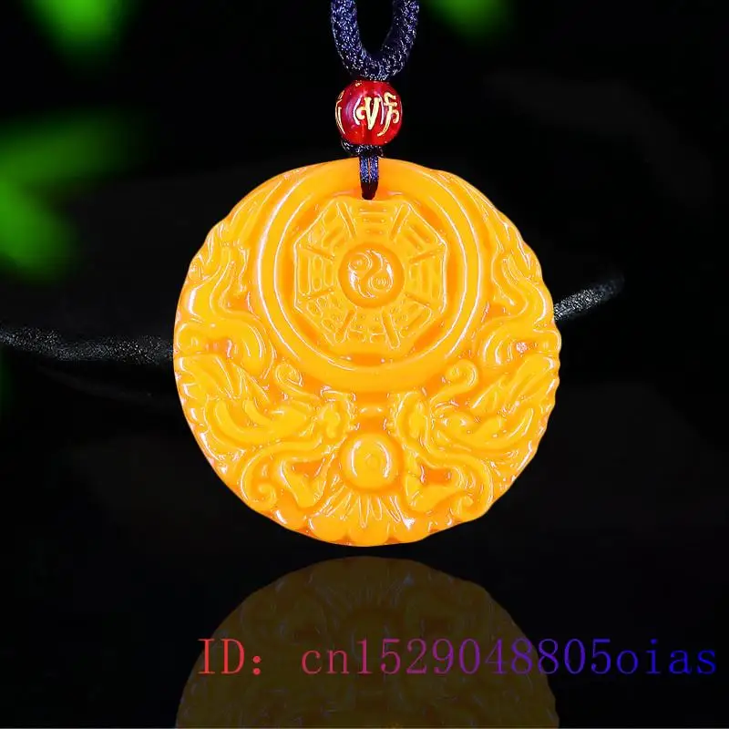 Yellow Jade Dragon Pendant Gif - Women Fashion Jewellery reseña y precio