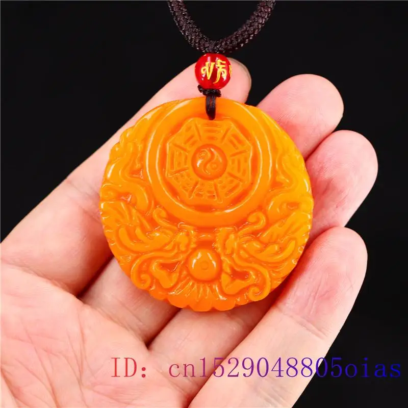 Yellow Jade Dragon Pendant Gif - Women Fashion Jewellery reseña y precio