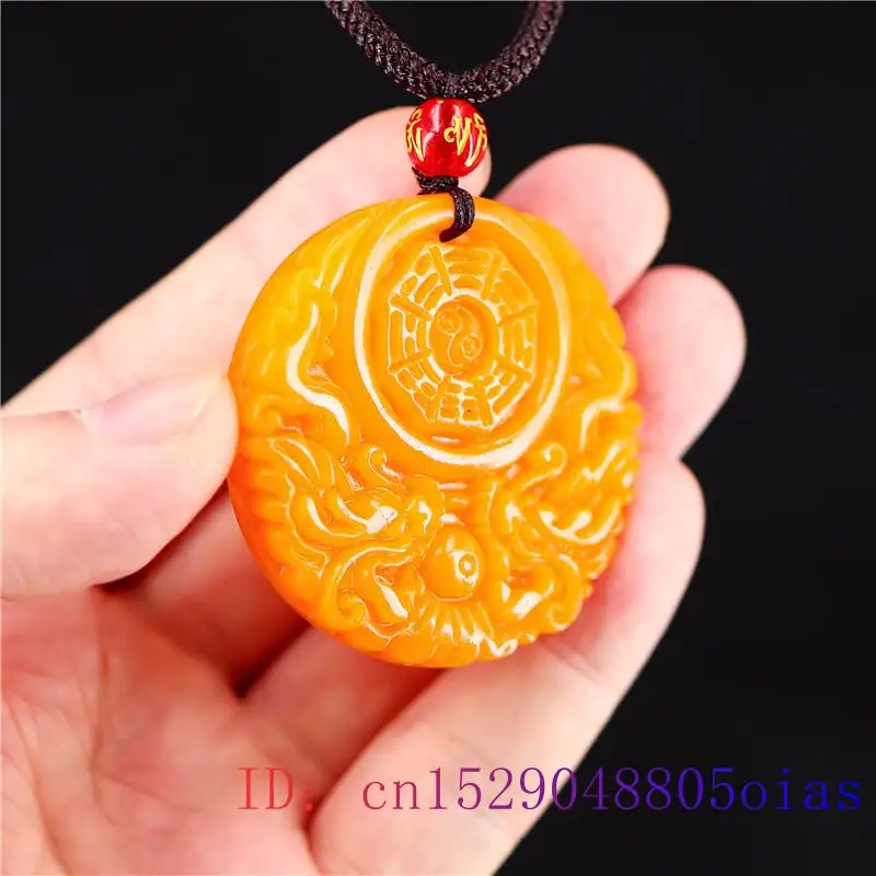 Yellow Jade Dragon Pendant Gif - Women Fashion Jewellery reseña y precio