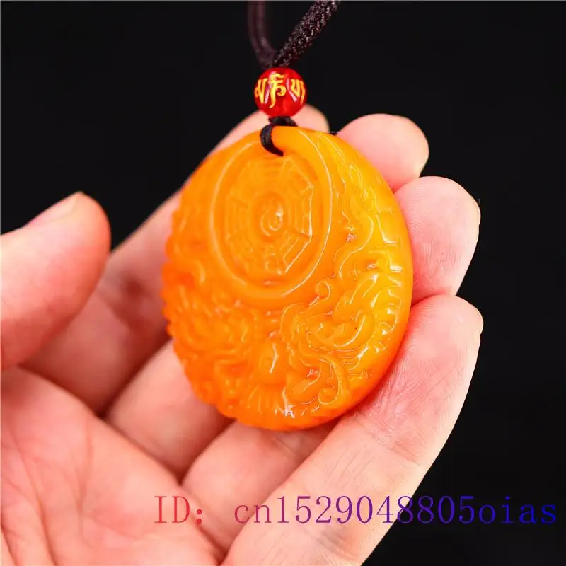 Yellow Jade Dragon Pendant Gif - Women Fashion Jewellery reseña y precio