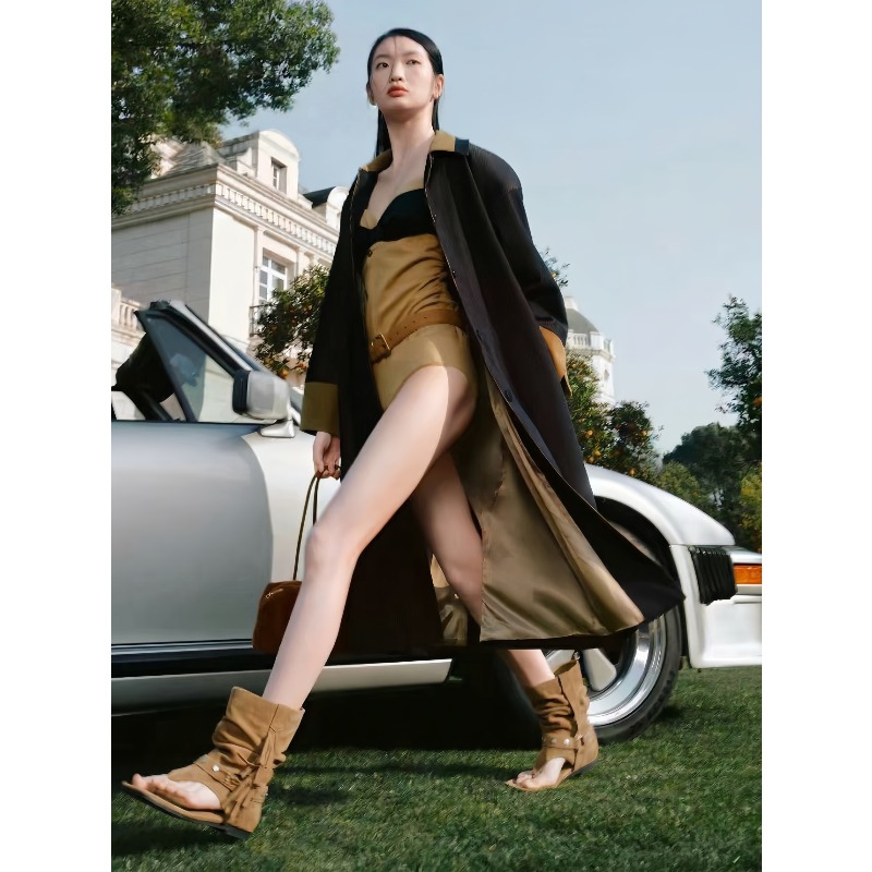 Studed Clip-Toe Block Heel San - Women'S Fashion Boots reseña y precio