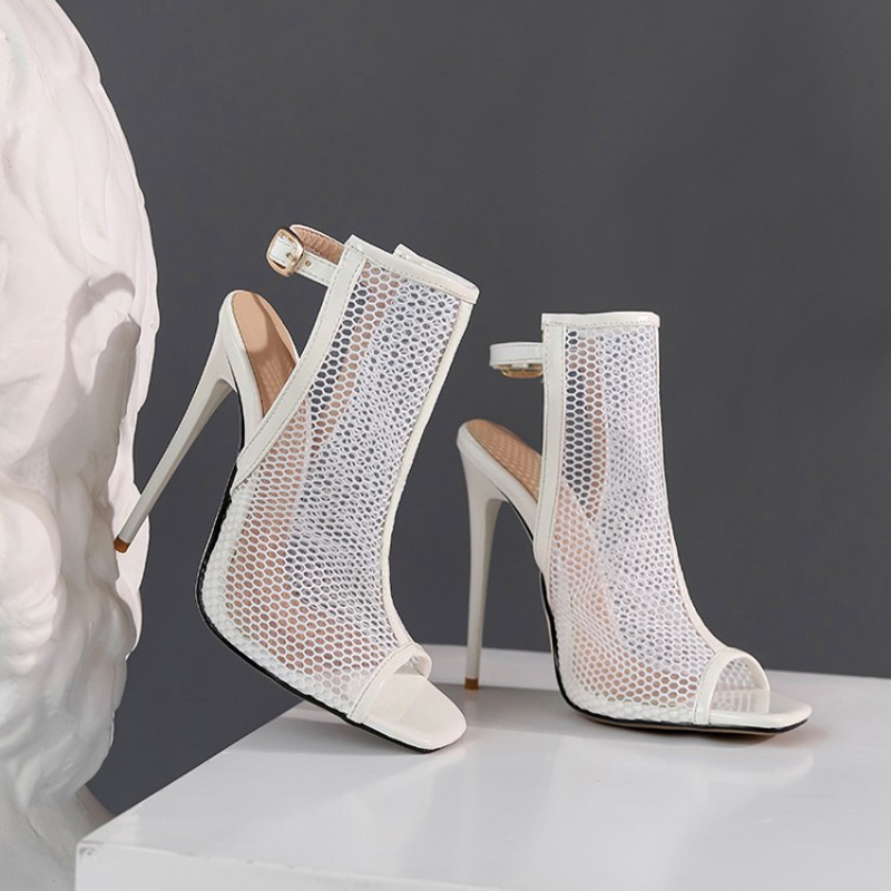 Fashion Mesh Hollow Out Summer - Women'S Fashion Boots reseña y precio