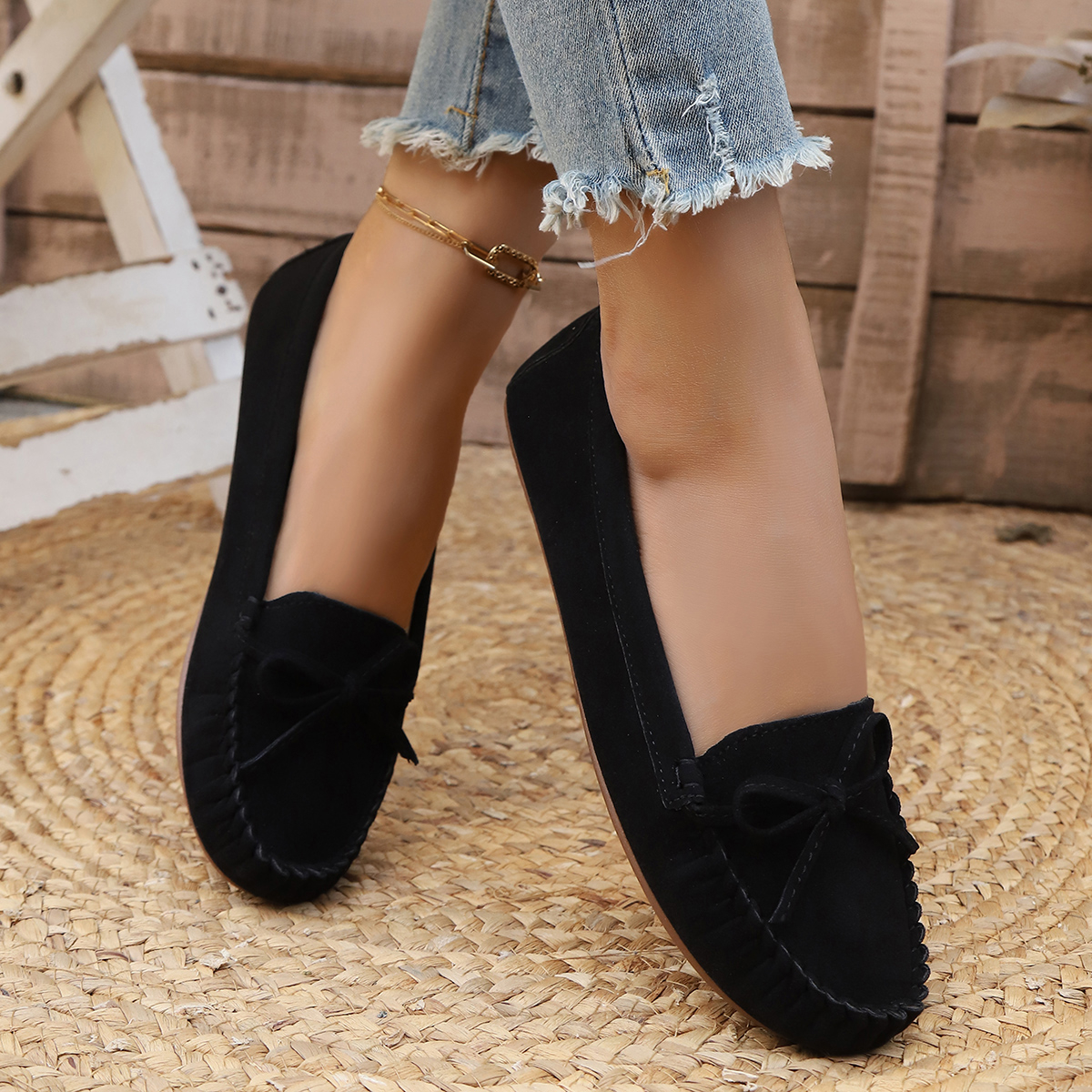 Spring and Autumn Elegant Roun - Women Fashion Heels reseña y precio