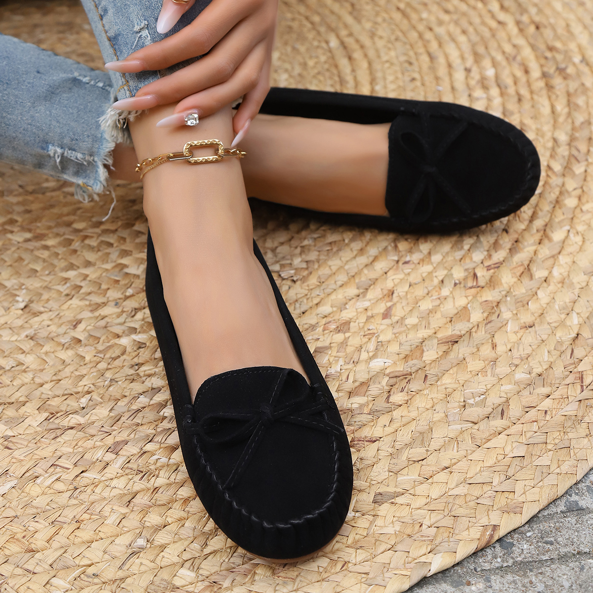 Spring and Autumn Elegant Roun - Women Fashion Heels reseña y precio
