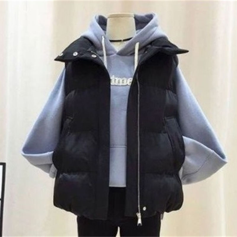 2025 Ladies Short Puffer Waist - Puffer Vest Fashion Women reseña y precio