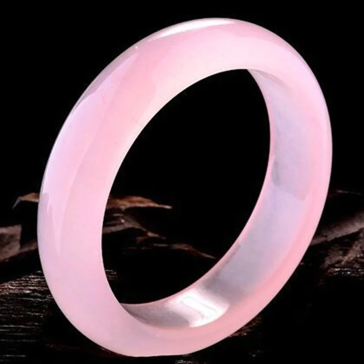 Genuine Natural Pink Jade Bang - Women Fashion Jewellery reseña y precio