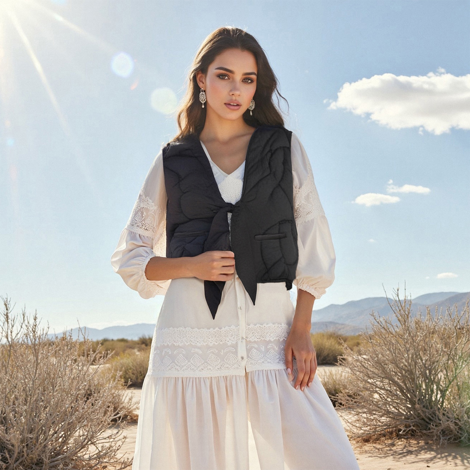 New Womens Puffer Vest Jacket  - Puffer Vest Fashion Women reseña y precio