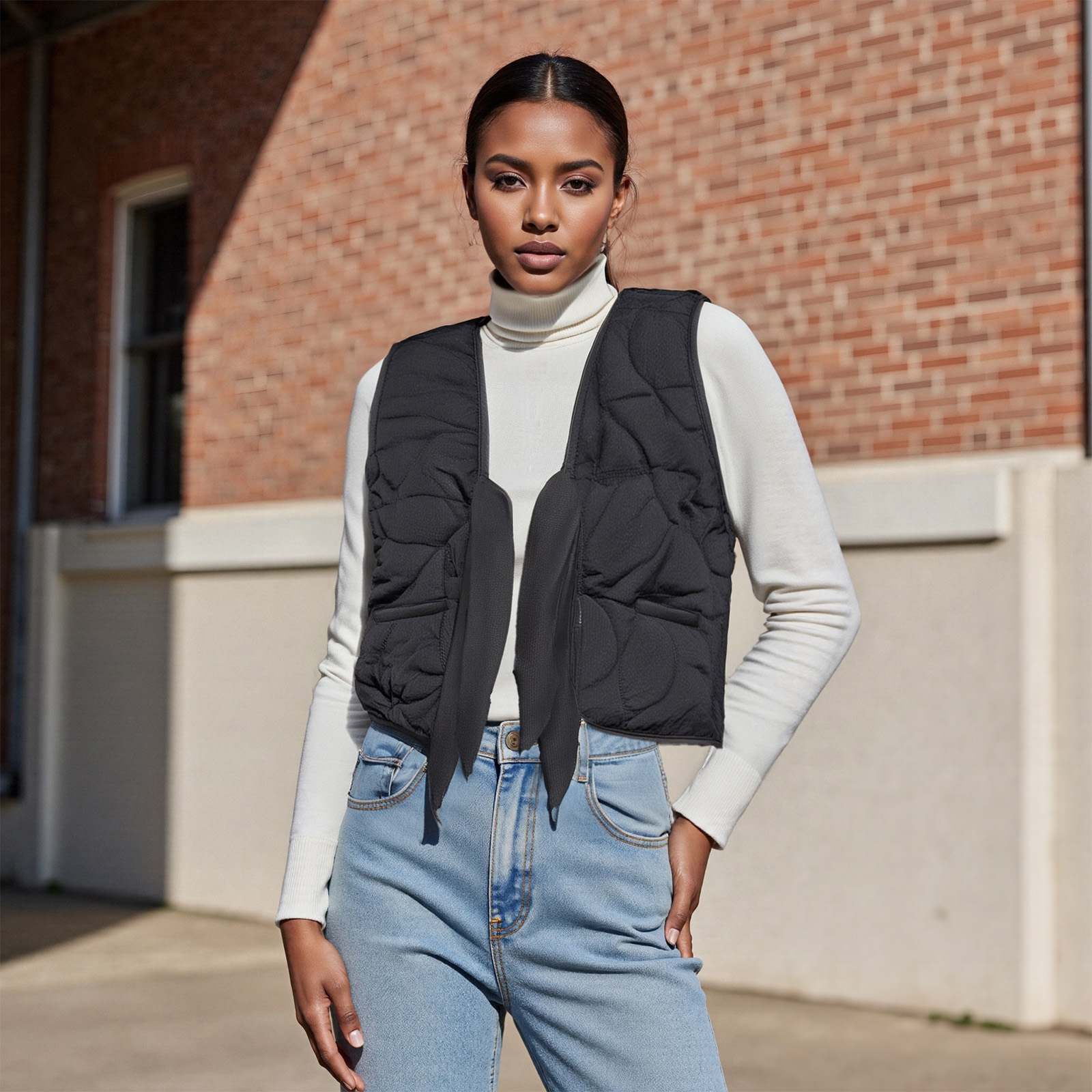 New Womens Puffer Vest Jacket  - Puffer Vest Fashion Women reseña y precio