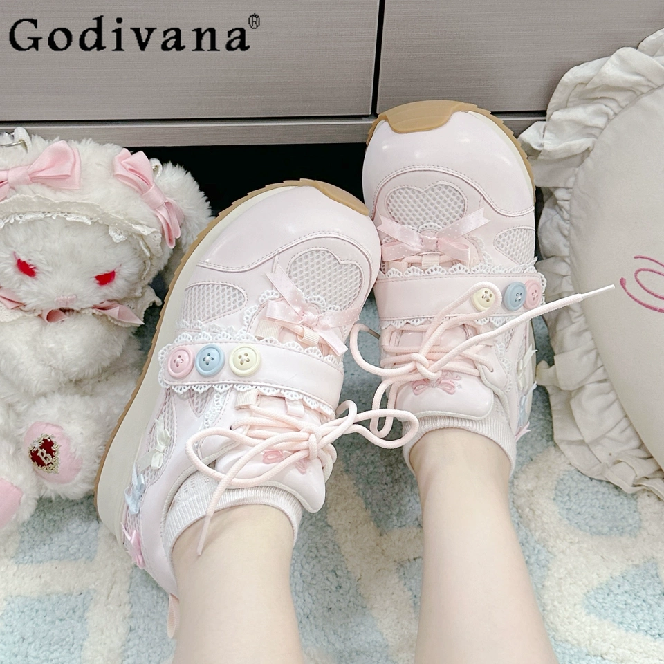 Japanese Cute Girls Sweet Lo S - Women Fashion Heels reseña y precio