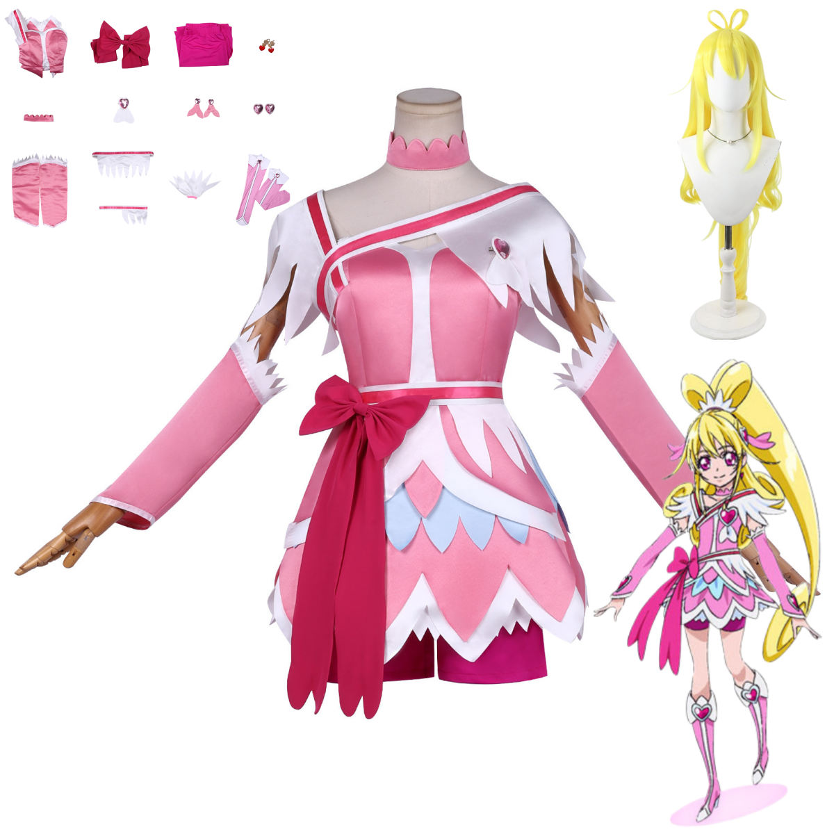 Anime Doki Doki! PreCure Cure  - Off Shoulder Top reseña y precio