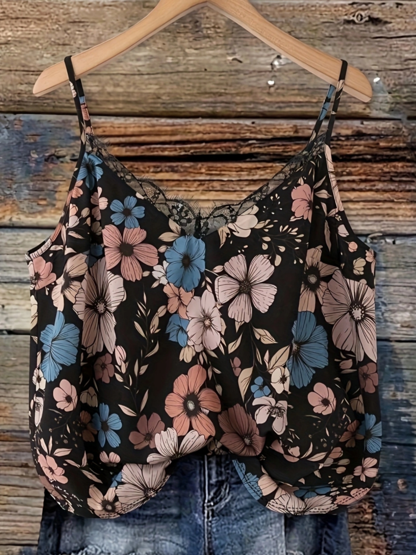 Summer fashion new plus size w - Lace Trim Cami reseña y precio