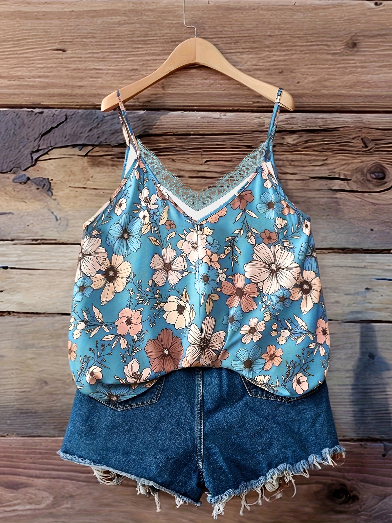 Summer fashion new plus size w - Lace Trim Cami reseña y precio