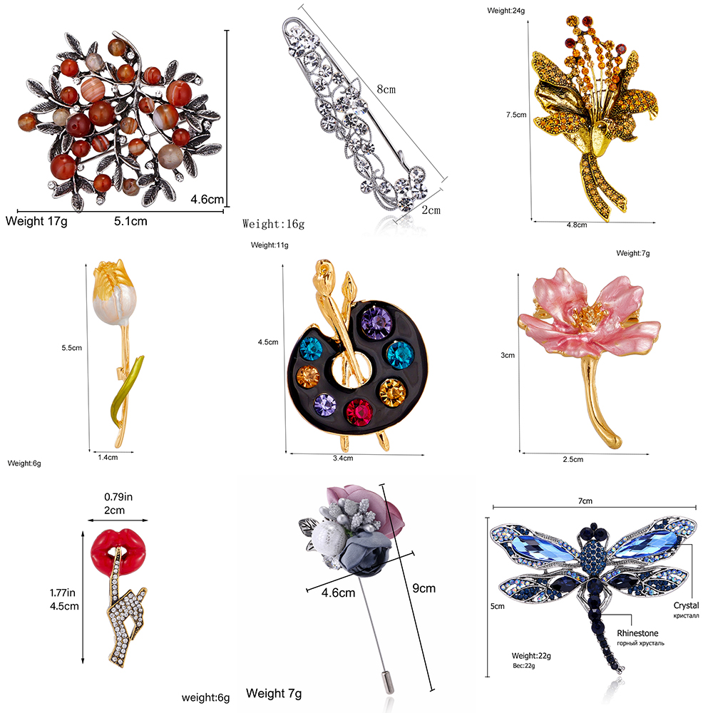YAOLOGE Novel Chic Flower Broo - Women'S Fashion Retailers reseña y precio