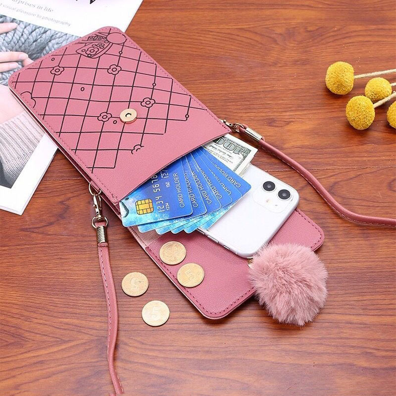 Cute Cartoon Pattern Touch-Scr - Crossbody Bag Women reseña y precio