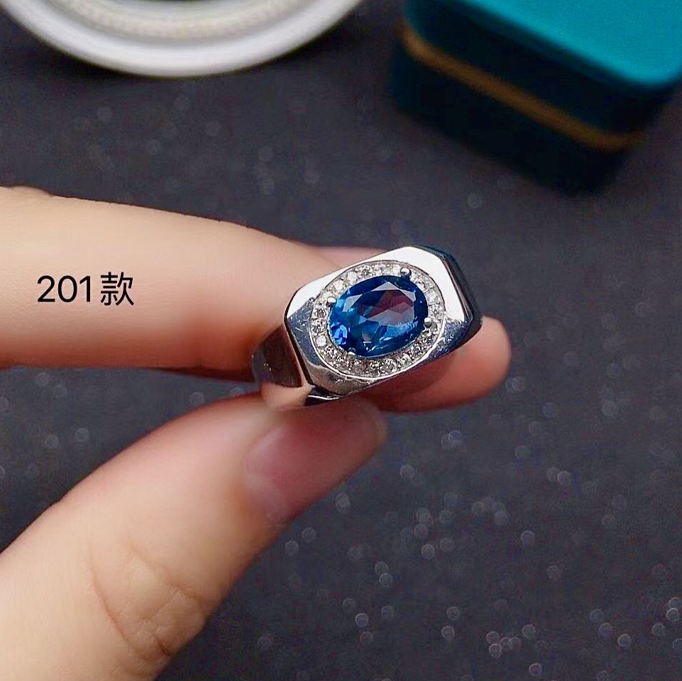 London Blue Topaz Ring for Man - Women'S Fashion London reseña y precio