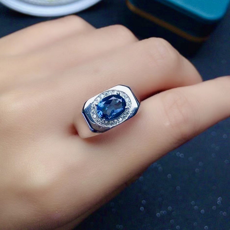 London Blue Topaz Ring for Man - Women'S Fashion London reseña y precio
