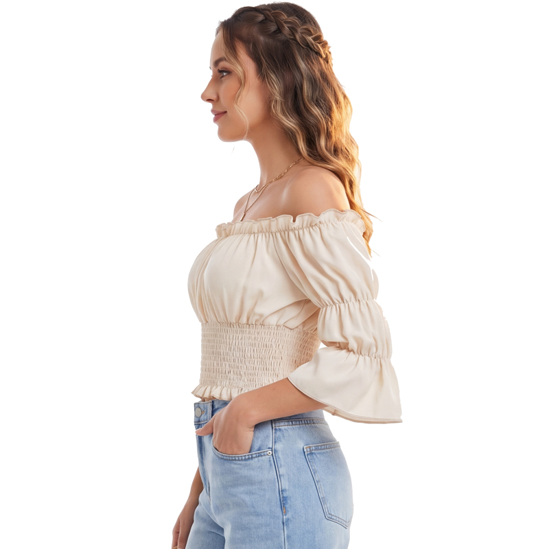 Renaissance Blouse Women Top w - Off Shoulder Top reseña y precio