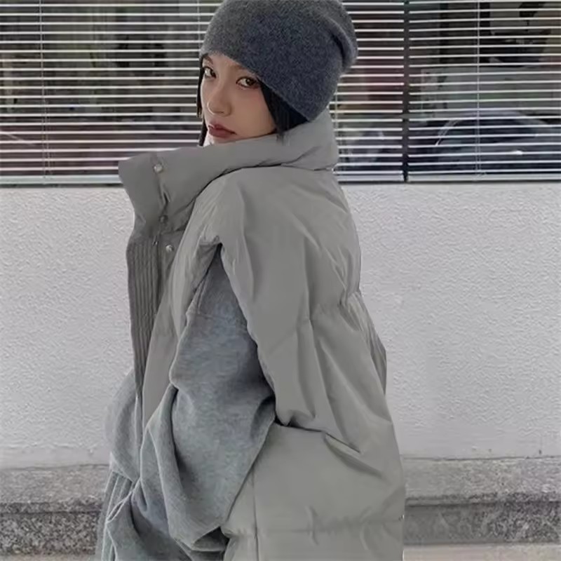 2025 New Korean Winter Vest Ja - Puffer Vest Fashion Women reseña y precio