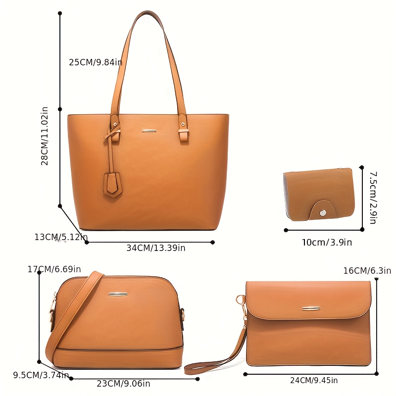 4pcs Fashion Women's Bag Sets  - Crossbody Bag Women reseña y precio