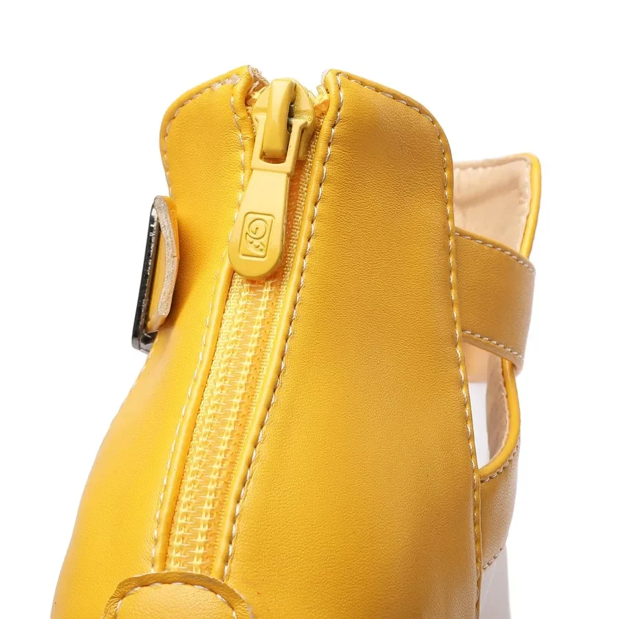 Yellow Platform Sandals Women  - Women'S Fashion Boots reseña y precio