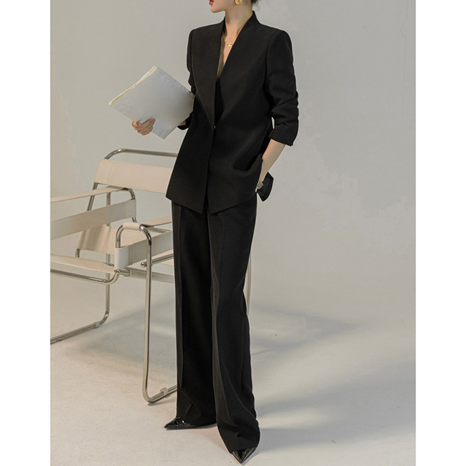 Allingentle Women's Suit Pants - Women'S Fashion Blazer reseña y precio