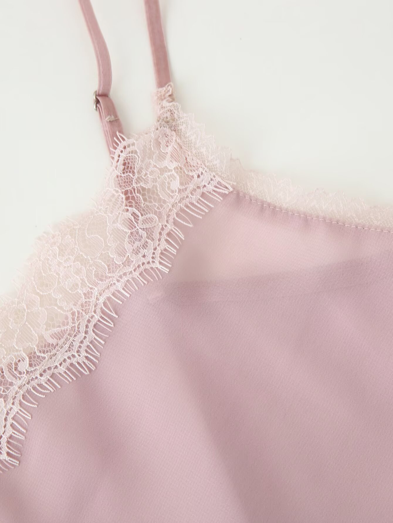 Tidalyf 2025 Women Pink Cami T - Lace Trim Cami reseña y precio
