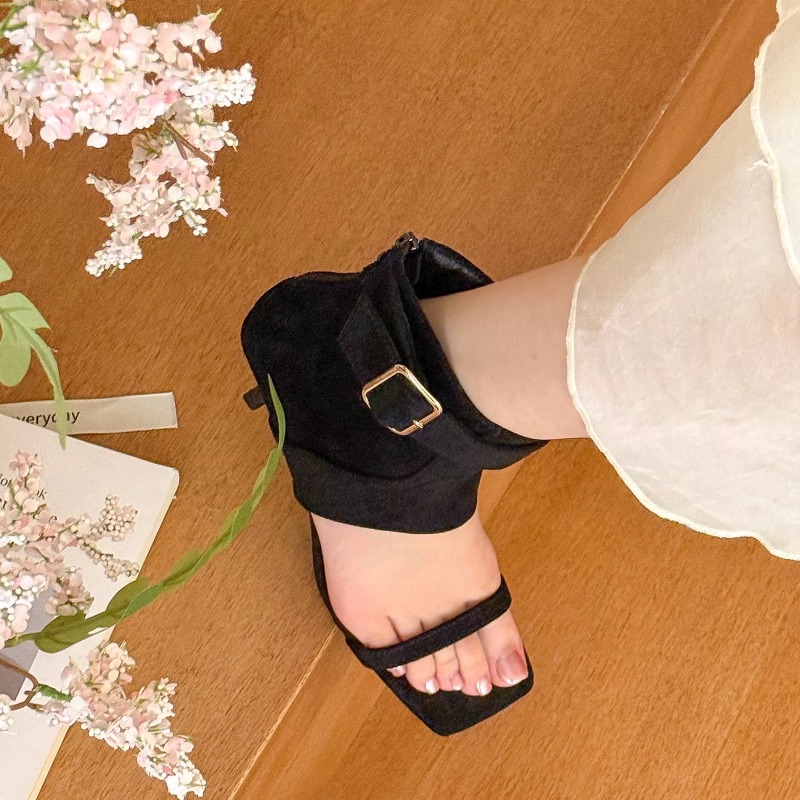 Retro Summer New Square Toe Op - Women'S Fashion Boots reseña y precio