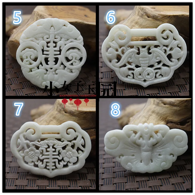 Natural White Jade Carved Luck - Women Fashion Jewellery reseña y precio