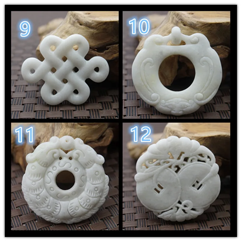 Natural White Jade Carved Luck - Women Fashion Jewellery reseña y precio